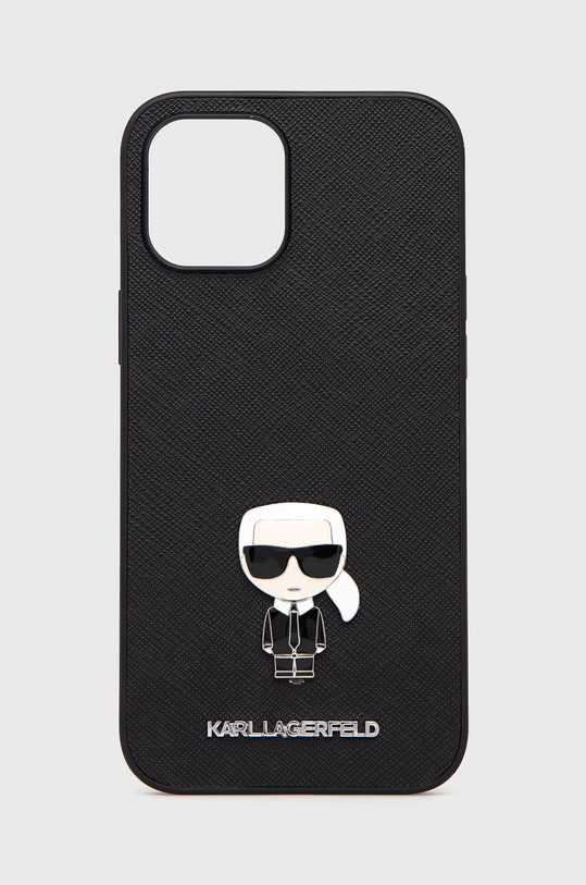 Karl Lagerfeld Etui na telefon iPhone 12 Pro Max KLHCP12LIKMSBK na telefon czarny KLHCP12LIKMSBK