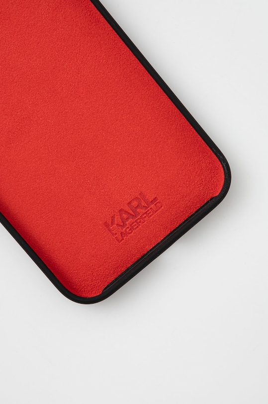 Karl Lagerfeld Etui na telefon iPhone 12 Pro Max KLHCP12LSLCHBK KLHCP12LSLCHBK czarny AA00