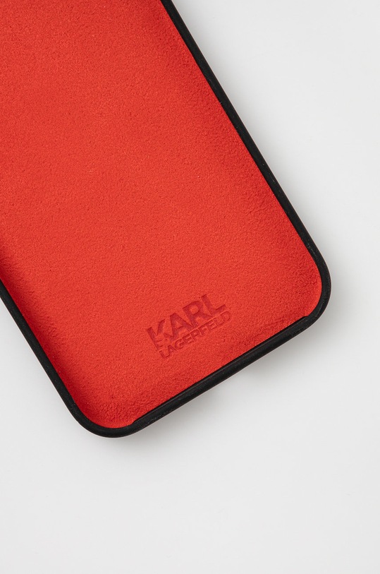 Karl Lagerfeld Etui na telefon iPhone 12 Pro Max KLHCP12LSLKLRBK KLHCP12LSLKLRBK czarny AA00