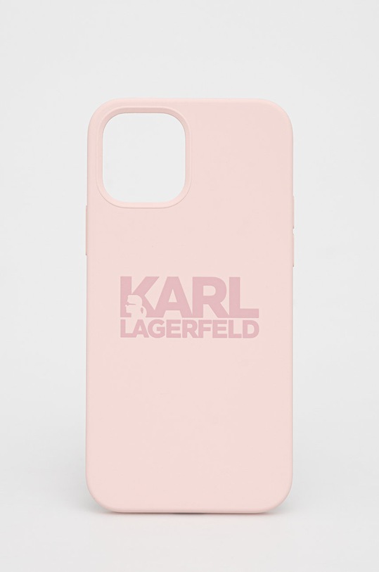 Karl Lagerfeld Etui na telefon iPhone 12/12 Pro KLHCP12MSTKLTLP na telefon różowy KLHCP12MSTKLTLP