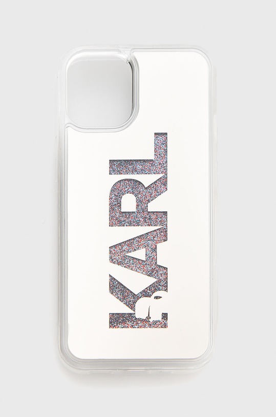 Karl Lagerfeld Etui na telefon iPhone 12 mini KLHCP12SKLMLGR na telefon srebrny KLHCP12SKLMLGR