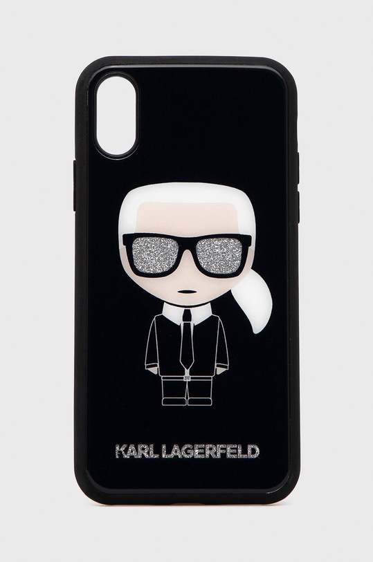 Karl Lagerfeld Etui na telefon iPhone X/Xs KLHCPXDLFKBK na telefon czarny KLHCPXDLFKBK