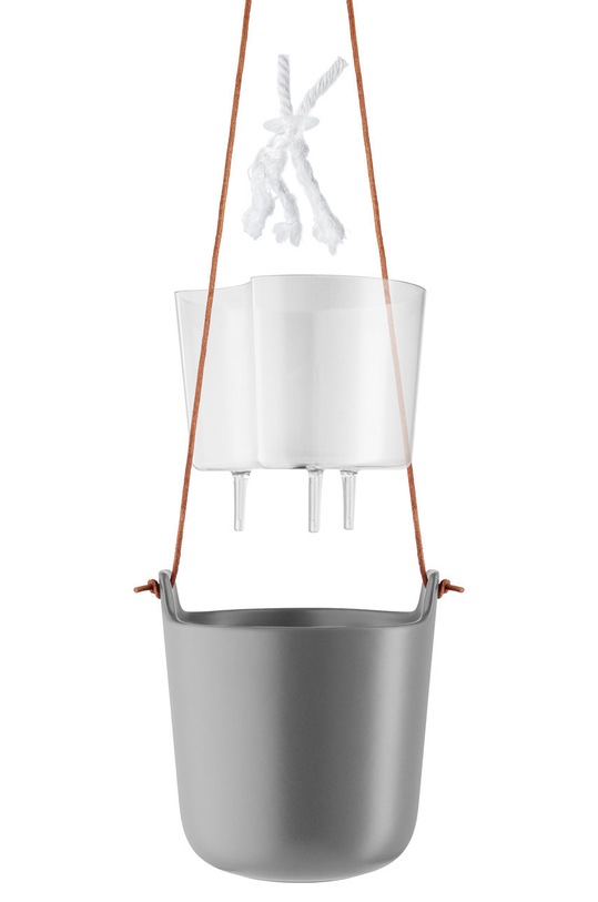 Eva Solo doniczka samopodlewająca 568161 szary AA00