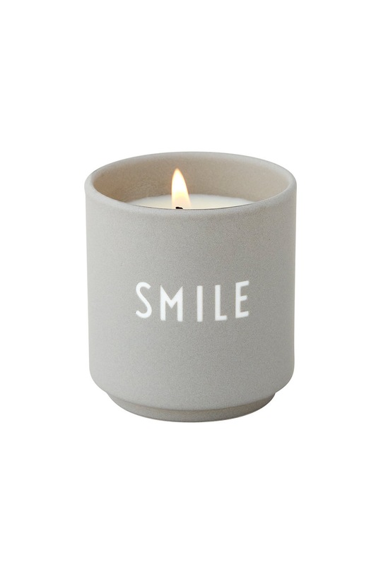 Design Letters świeczka zapachowa szary 10107000CLGRSMILE
