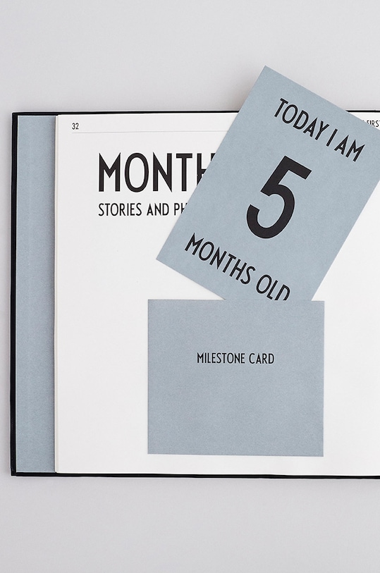 Design Letters - Detská pamätná kniha 20202400BLACK čierna AA00