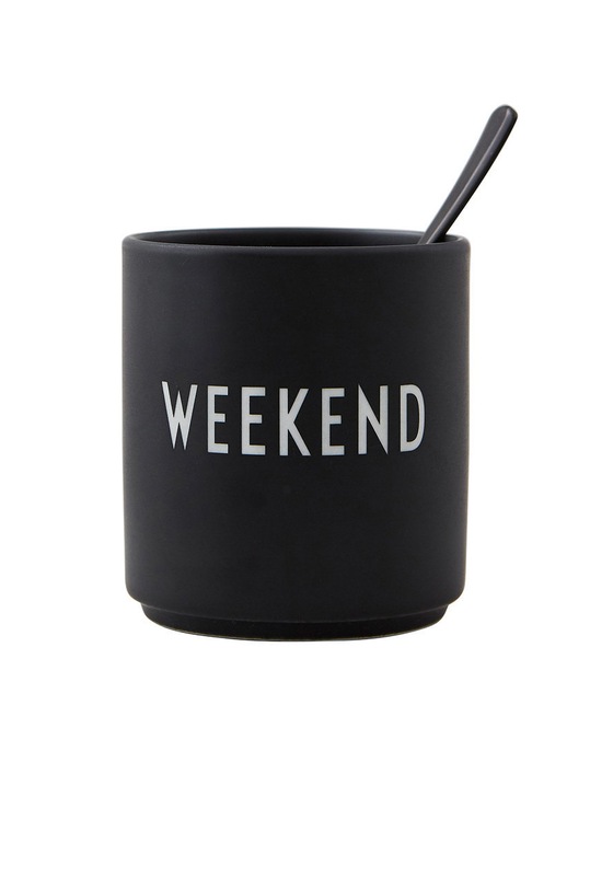 Kuchyňa a bar Design Letters - Hrnček 10204100WEEKEND čierna