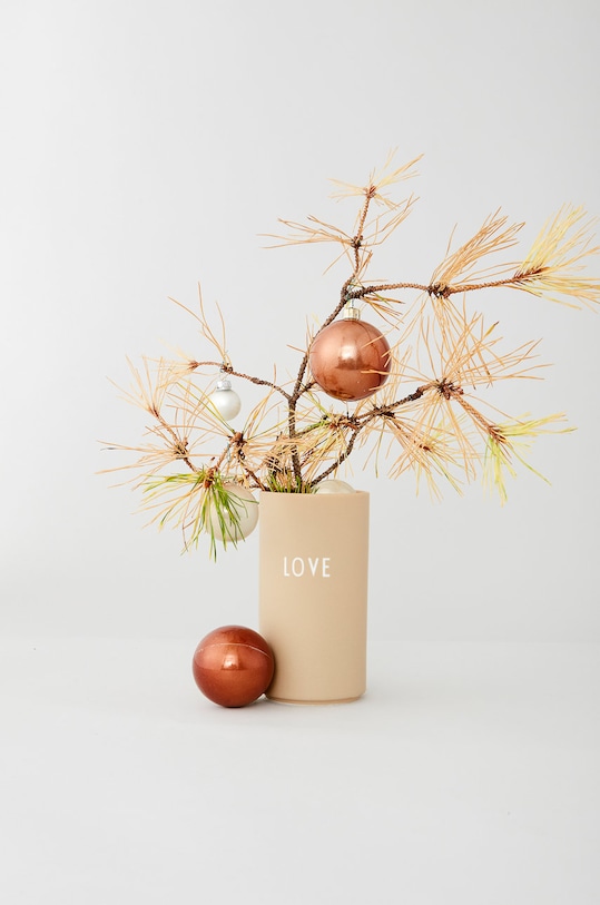 Design Letters - Dekoračná váza 10101006BEIGELOVE hnedá AA00