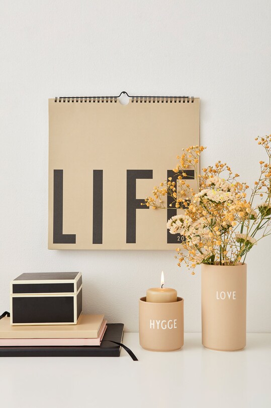 Living și dormitor Design Letters - Vaza decorativa 10101006BEIGELOVE maro
