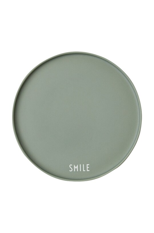 Design Letters talerz zielony 10101013GREENSMILE