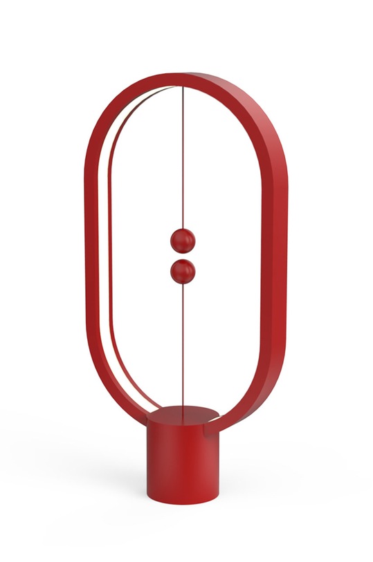 Allocacoc - Stolná lampa Heng Balance červená DH0075RD/HBLEUC