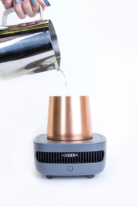 Allocacoc - Racitor de bauturi CupCooler Instant Cold 10745GY/WOCUPC gri AA00