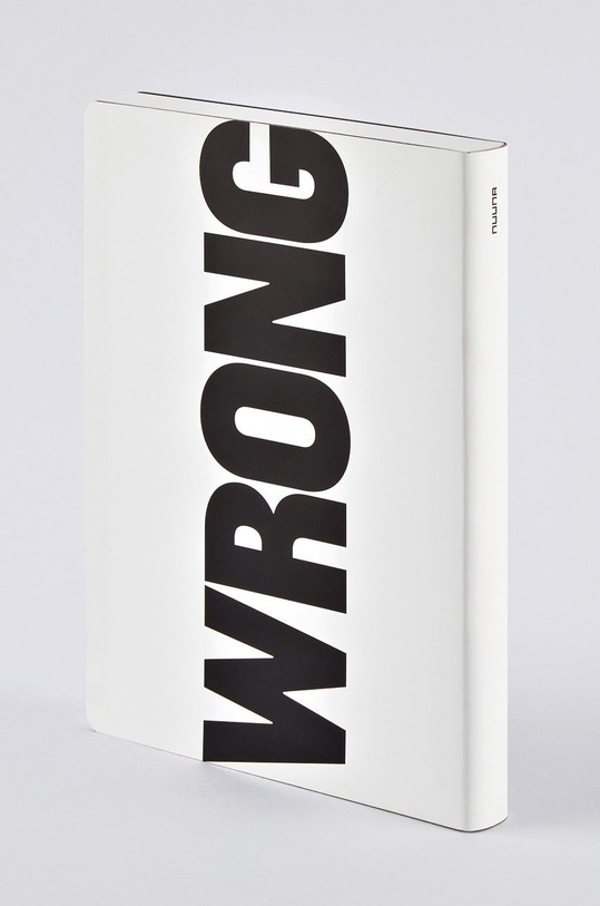 Nuuna notatnik WRITE – WRONG 52224 biały AA00