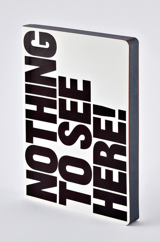 Nuuna notatnik NOTHING TO SEE HERE 52408 pomarańczowy AA00