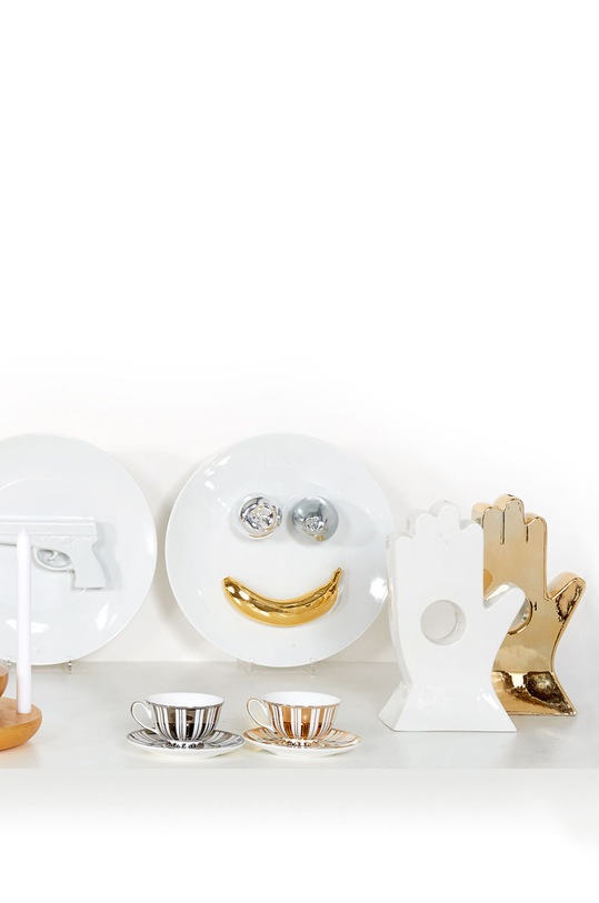 Kuchnia i bar Pols Potten talerz dekoracyjny 230.210.037 biały