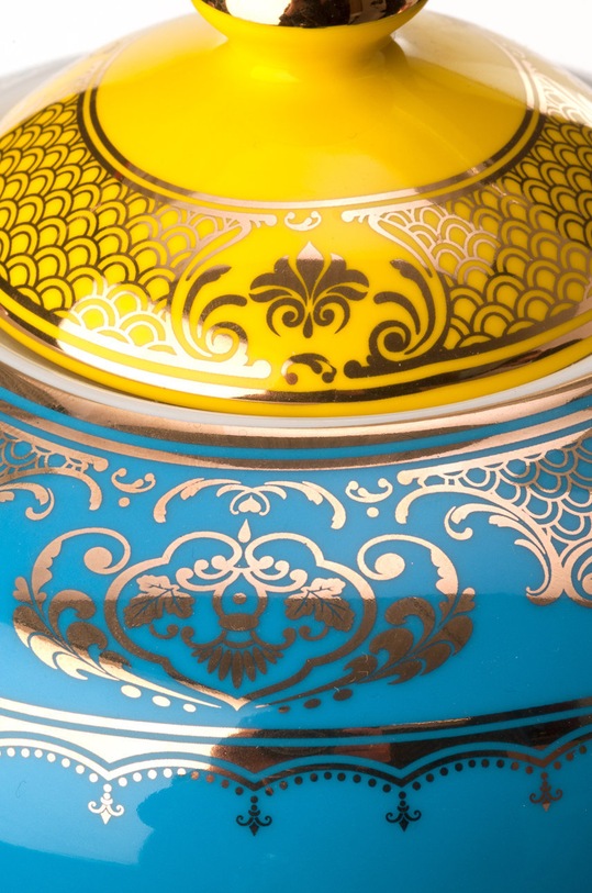 Pols Potten dzbanek do herbaty 230.400.521 niebieski AA00