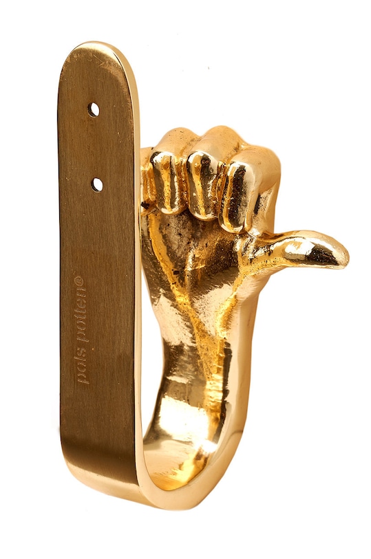 Pols Potten - Nástenný vešiak (3-pak) 390.300.048 žltá AA00