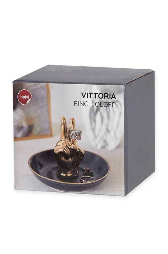 Balvi stojak na pierścionki czarny 27307