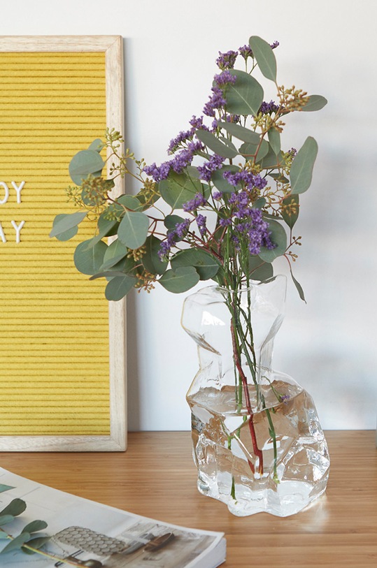 Salon i sypialnia Balvi wazon dekoracyjny 27334 transparentny