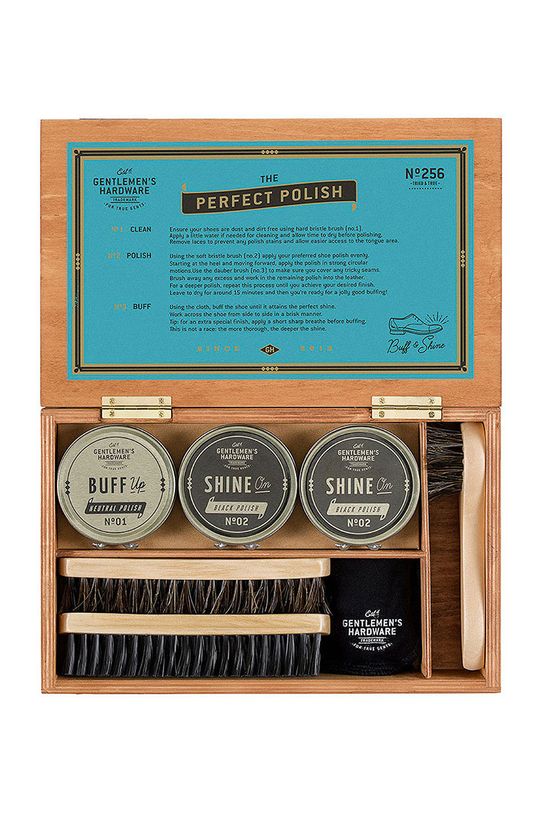 Gentelmen's Hardware - Set ingrijire incaltaminte negru GEN256