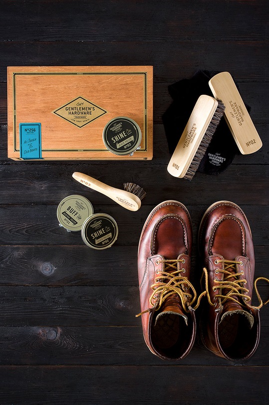 Boty Gentelmen's Hardware - Sada na péči o obuv GEN256 černá