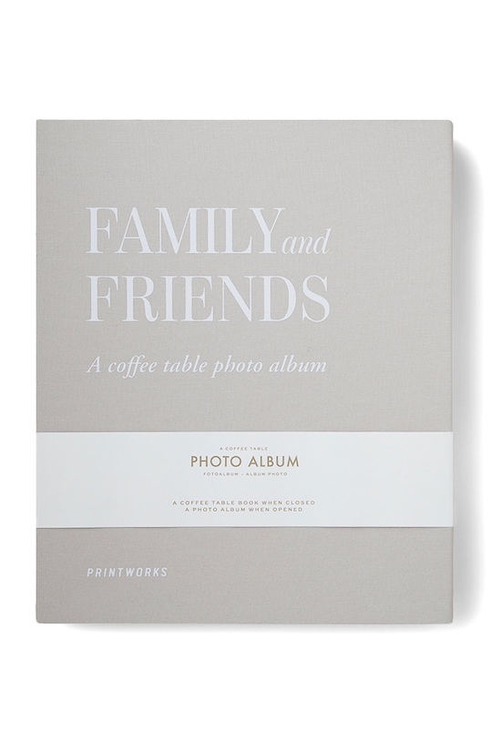 Printworks - Album foto Family and Friends gri PW00464