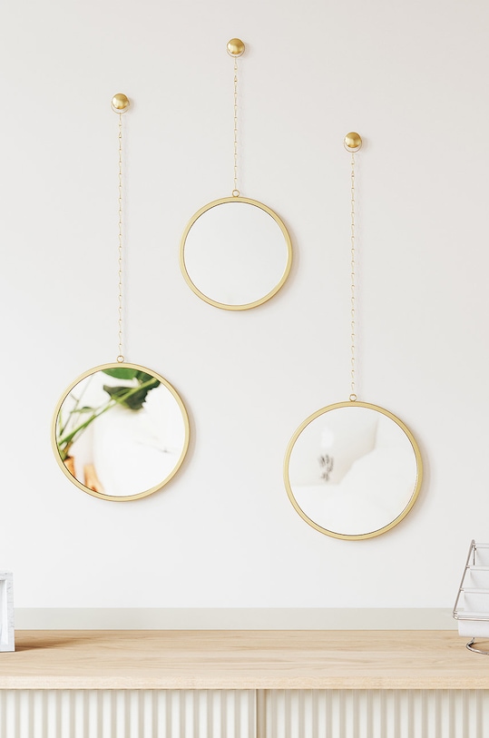 Umbra zestaw luster (3-pack) 1013877.104 brązowy