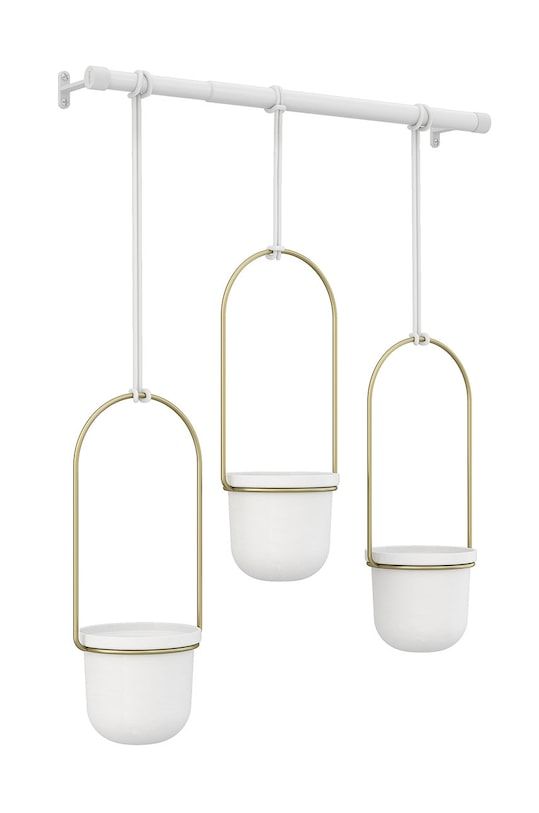 Umbra kwietnik z trzema doniczkami 1011748.524 biały AA00