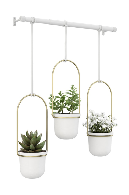 Lifestyle Umbra kwietnik z trzema doniczkami 1011748.524 biały