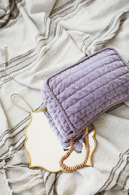 Madam Stoltz pătură maro JETH8345