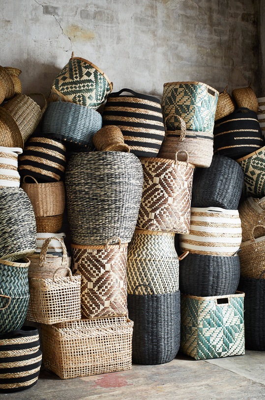 Madam Stoltz - Set de cosuri decorative (3-pack) EG22757.1 alb AA00