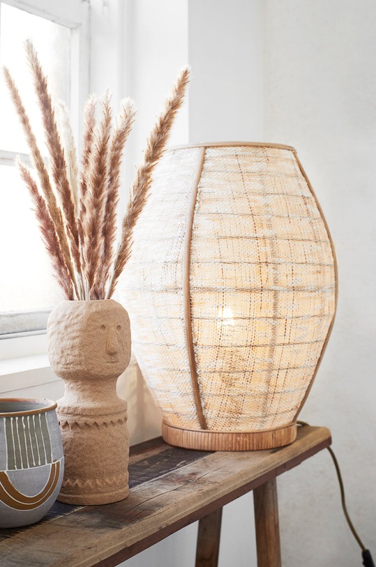 Madam Stoltz wazon dekoracyjny E2616.T45 brązowy AA00