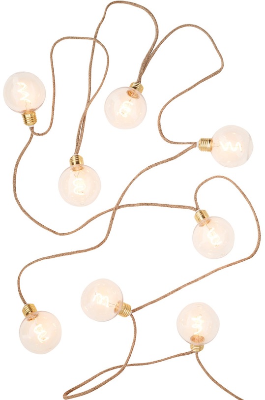 Madam Stoltz - Світловий ланцюг коричневий A08124G.WW