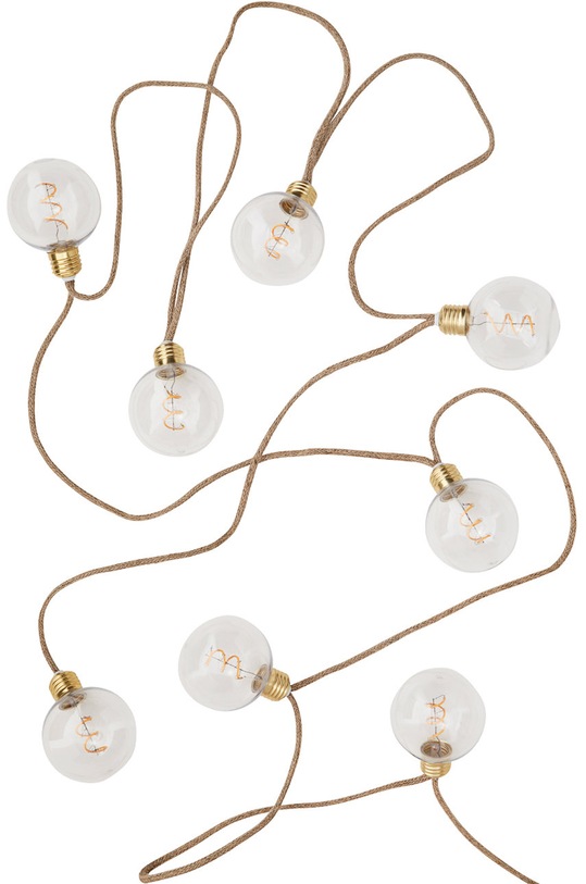 Madam Stoltz - Світловий ланцюг A08124G.WW коричневий AA00