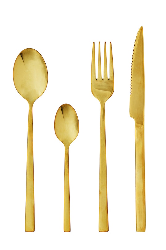 Madam Stoltz - Set de tacamuri (4-pack) galben ADZ008