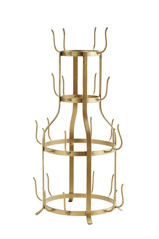 Madam Stoltz - Pohár állvány barna 16978