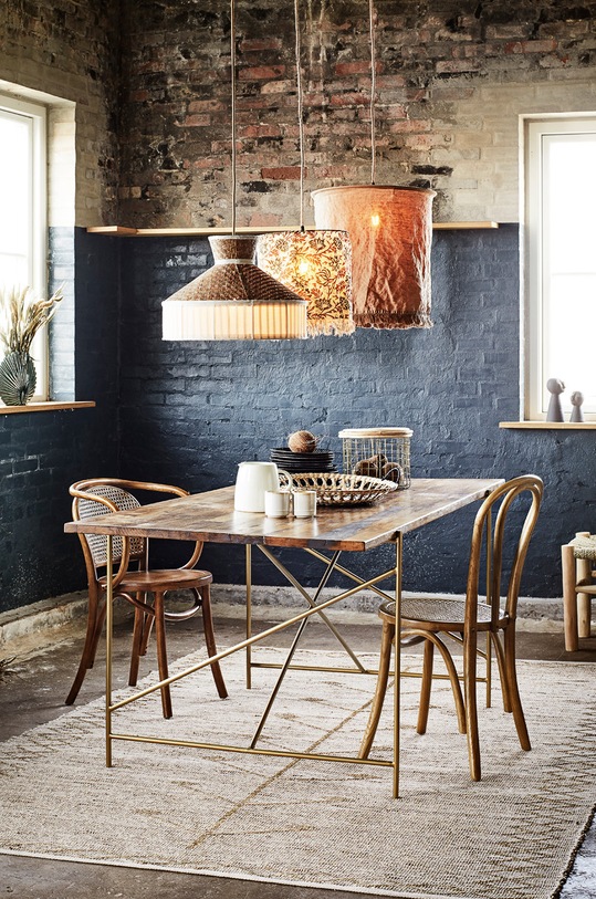 Madam Stoltz - Set de cosuri decorative (3-pack) 25270AB maro AA00