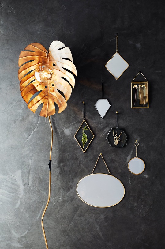 Madam Stoltz - Závěsný fotorámeček 10 x 15 PCH17376B hnědá AA00