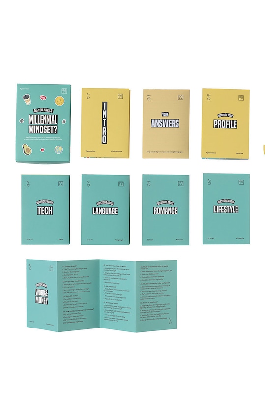 DOIY gra quiz Do You Have A Millennial Minds? DYQUIZMIL turkusowy AA00