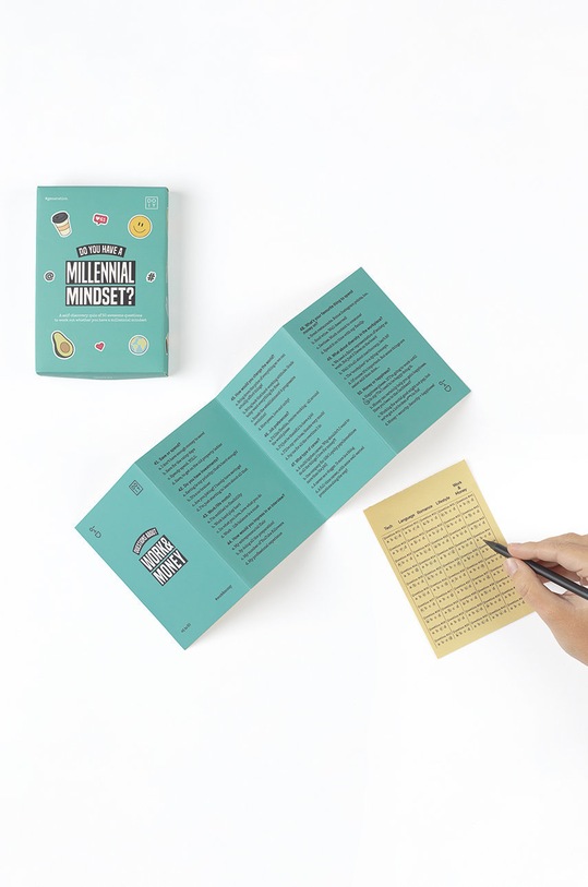 Lifestyle DOIY gra quiz Do You Have A Millennial Minds? DYQUIZMIL turkusowy