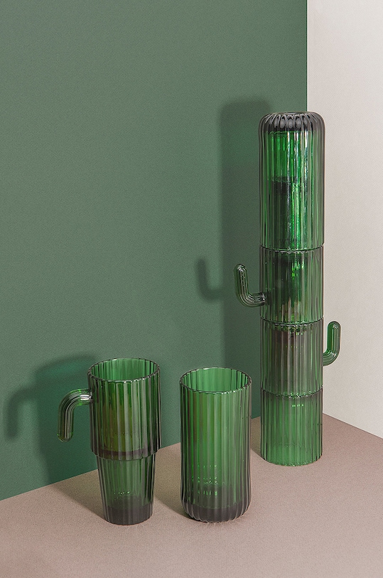 DOIY zestaw szklanek (4-pack) zielony DYSAGUADG