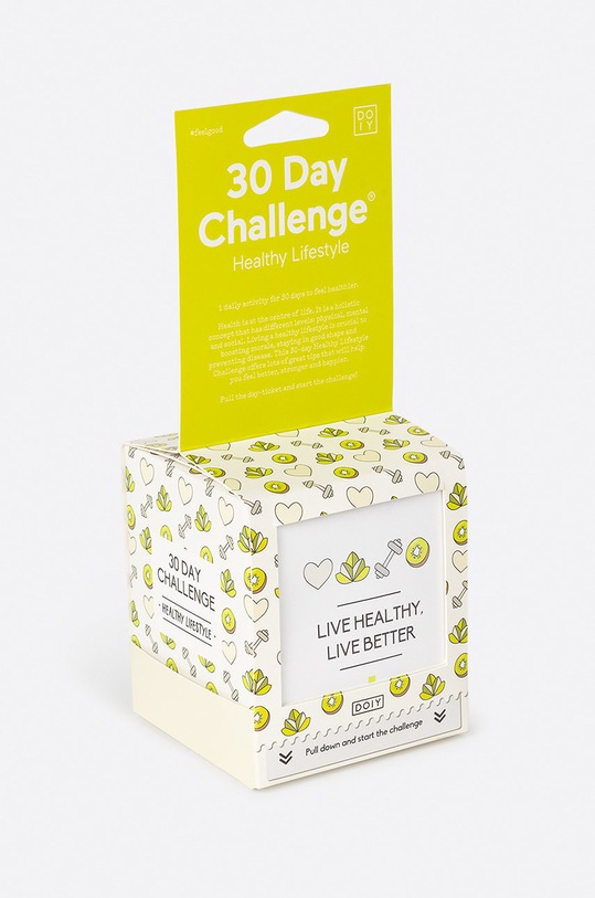 DOIY - Kártya szett 30 Day Challenge Healthy Life többszínű DYCHALHEE