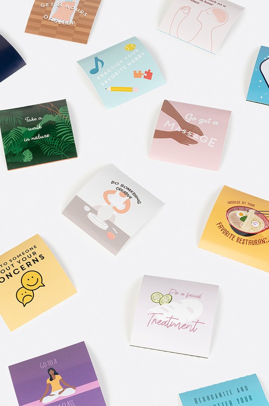 DOIY - Kártya szett 30 Day Self-Care Challenge többszínű DYCHALSFE