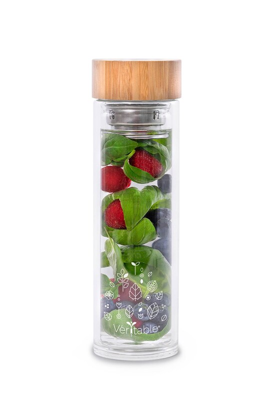 Veritable - Sticla termica cu infuzor transparent A.ACC.BOU.0081.1