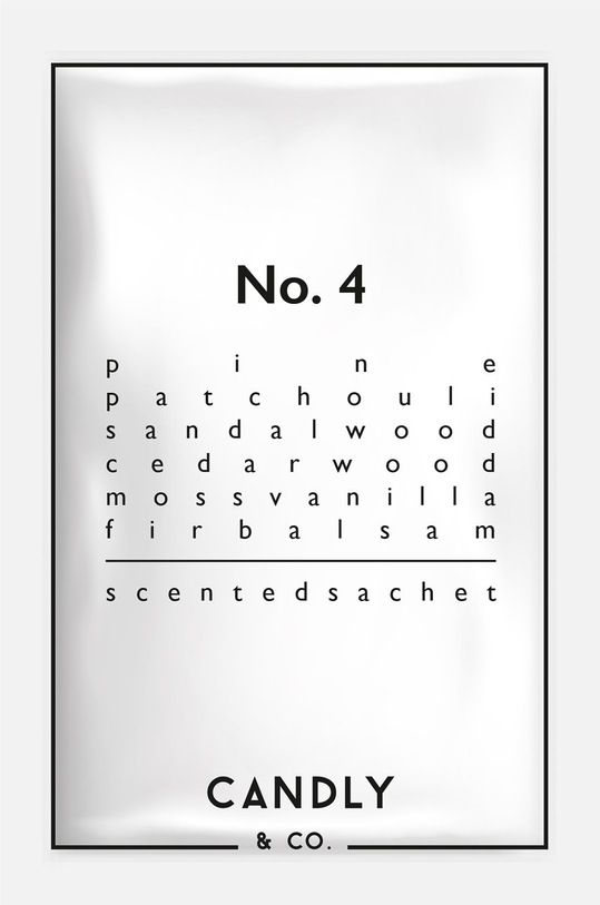 Candly - Mirisna vrećica No.4 Bor/Pačuli bijela No4SS