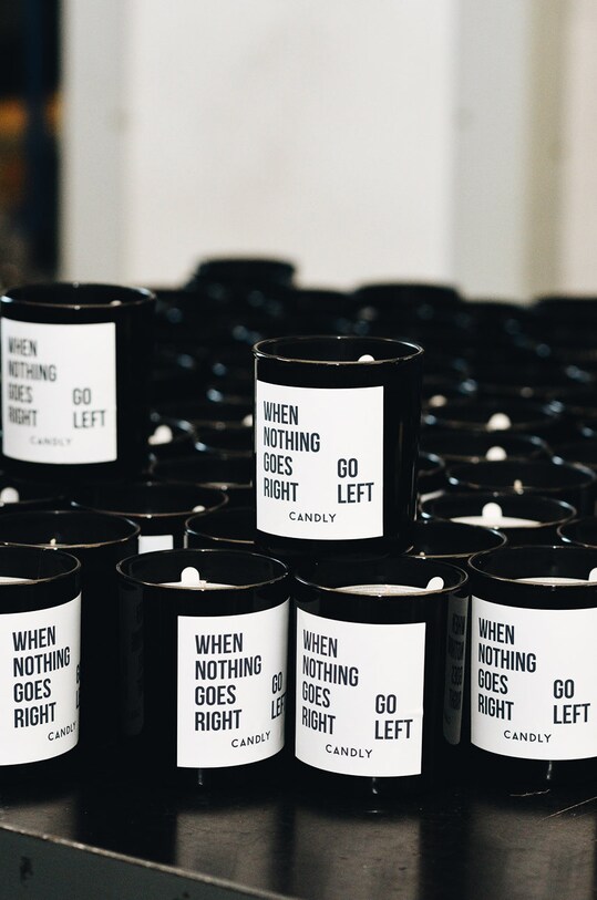 Candly - Αρωματικό κερί σόγιας Set goals that scare you and excite you at the same time No5SGT