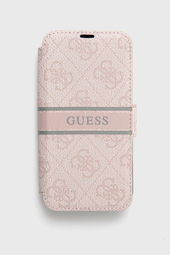 Guess Etui na telefon iPhone 13 Mini na telefon różowy GUBKP13S4GDPI