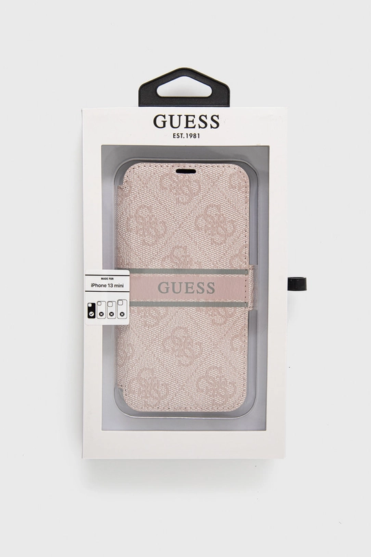 Guess Etui na telefon iPhone 13 Mini różowy GUBKP13S4GDPI