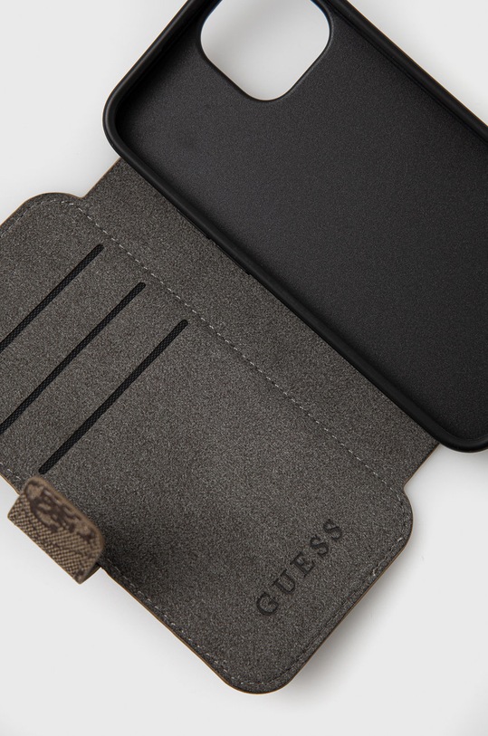 Guess Etui na telefon iPhone 13 Mini GUBKP13S4GMGBR brązowy AA00