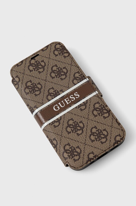 Θήκη κινητού Guess iPhone 13 Mini για τηλέφωνο καφέ GUBKP13S4GDBR