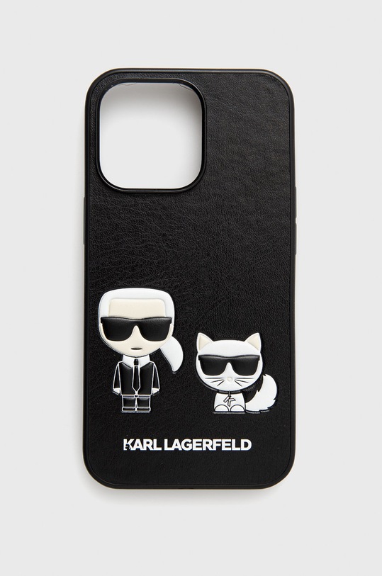 Θήκη κινητού Karl Lagerfeld iPhone 13 Pro για τηλέφωνο μαύρο KLHCP13LPCUSKCBK